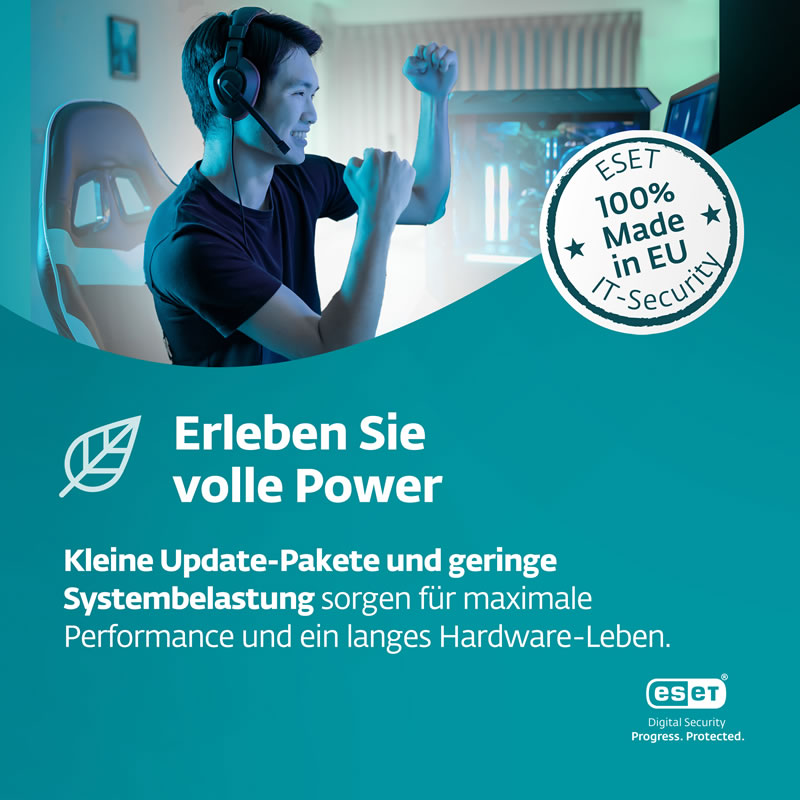 Sicher spielen, sicheres Gaming - ESET HOME Security Essential