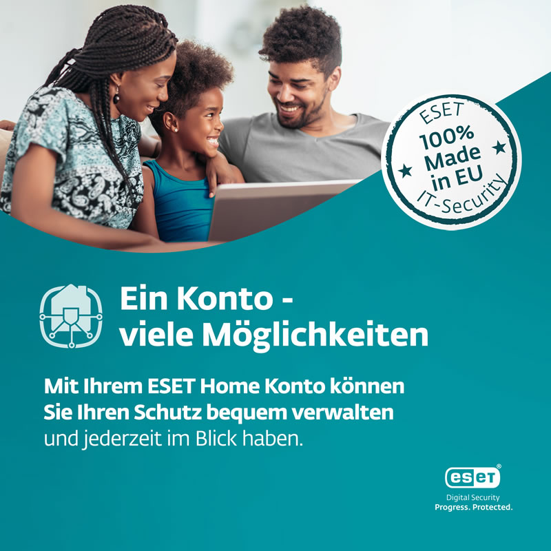 ESET HOME Kontoverwaltung